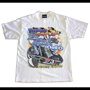 Vintage Double Sided Dale Earnhardt Oreo Cookie Nascar Racing T Shirt